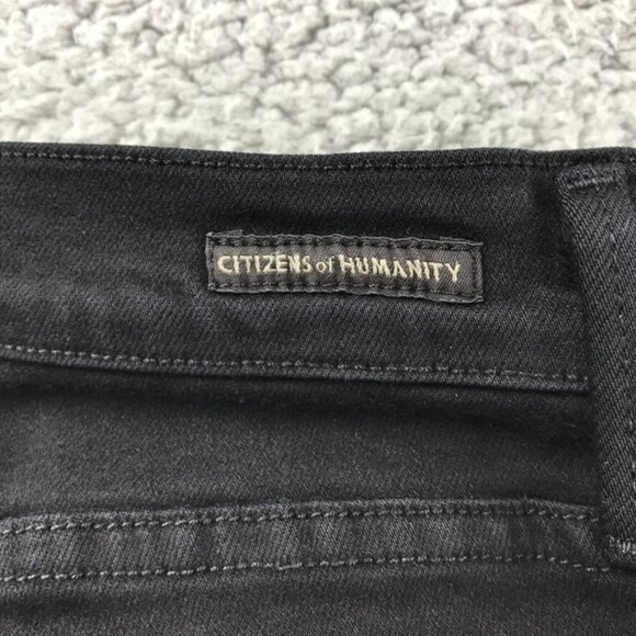 COH Womens Size 28‎ Avedon Slick Skinny Leg Black Stretch Denim Mid Rise Jeans - Picture 4 of 16